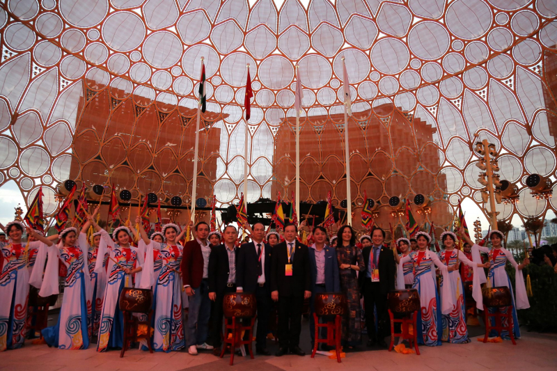Những khoảnh khắc ấn tượng của Đoàn Nghệ thuật Trống hội tại EXPO 2020 Dubai -1