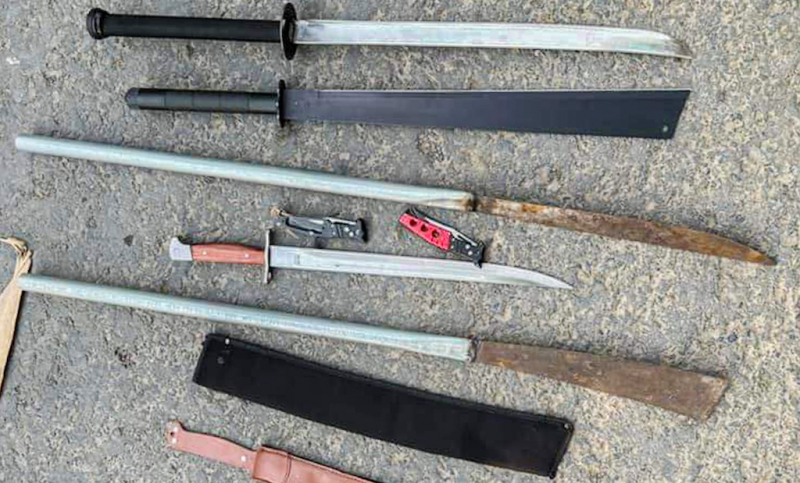 Ngăn chặn nhóm 50 người dùng dao tự chế giải quyết mâu thuẫn -0