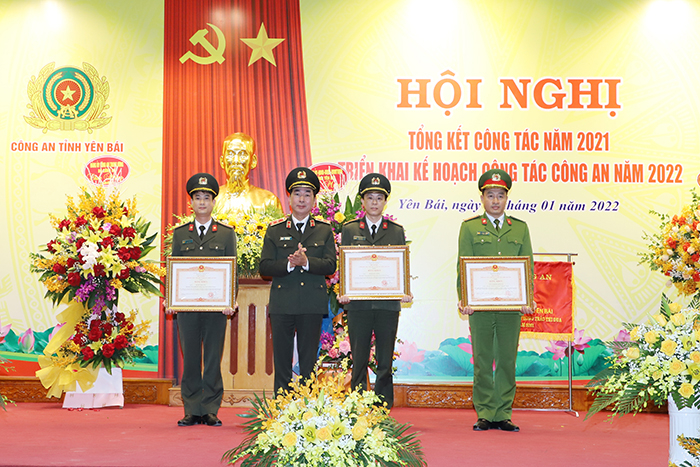Công an tỉnh Yên Bái tổng kết công tác năm 2021 và triển khai nhiệm vụ công tác năm 2022 -0