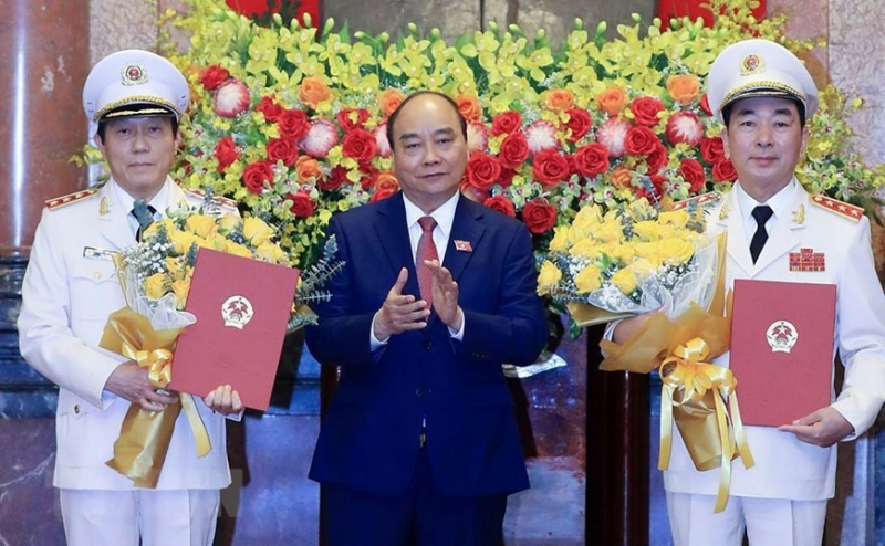Two deputy ministers of public security promoted to Senior Lieutenant General -0