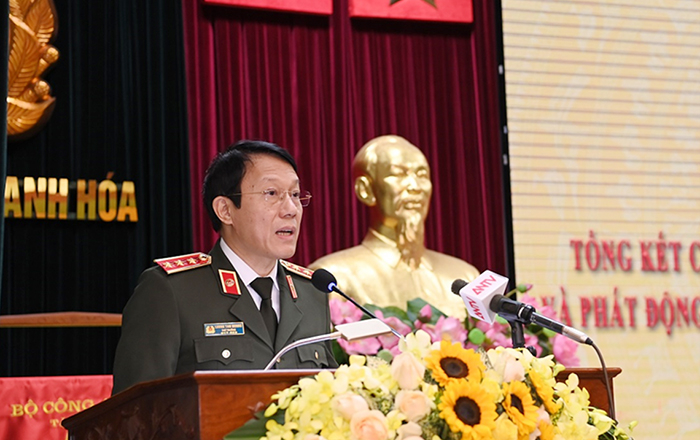 Thứ trưởng Lương Tam Quang dự Hội nghị triển khai công tác năm 2022 của Công an tỉnh Thanh Hóa -0