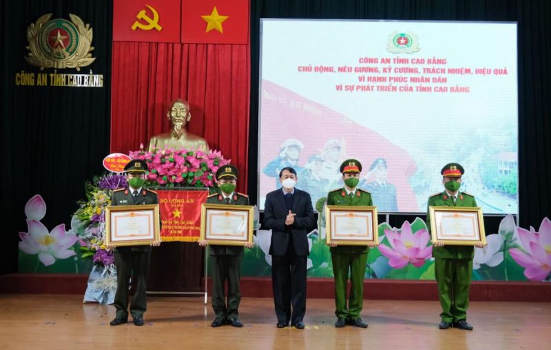 Công an tỉnh Cao Bằng triển khai chương trình công tác năm 2022 -0