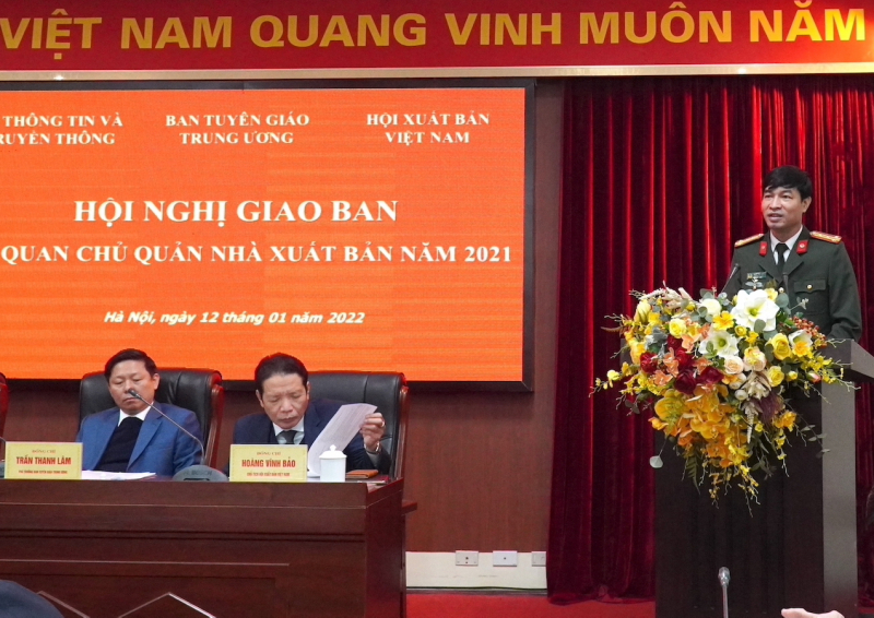 Giao ban cơ quan chủ quản Nhà xuất bản năm 2021 -0