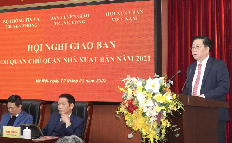 Giao ban cơ quan chủ quản Nhà xuất bản năm 2021 -0