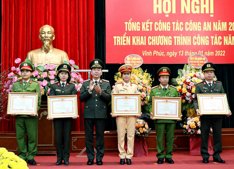 Công an tỉnh Vĩnh Phúc triển khai công tác năm 2022 -0