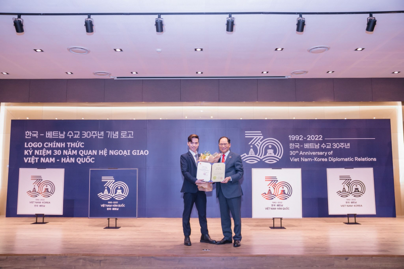 Công bố logo kỷ niệm 30 năm thiết lập quan hệ Việt-Hàn -0