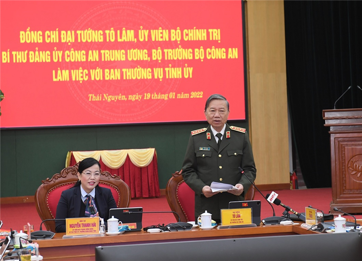 Minister To Lam visits Thai Nguyen -0
