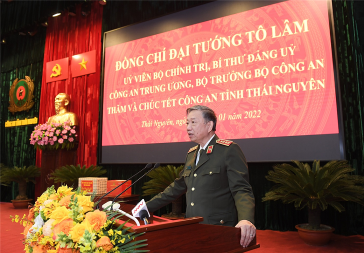 Minister To Lam visits Thai Nguyen -0