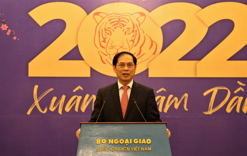 Bộ Ngoại giao gặp mặt các cơ quan báo chí nhân dịp Năm mới 2022 -0