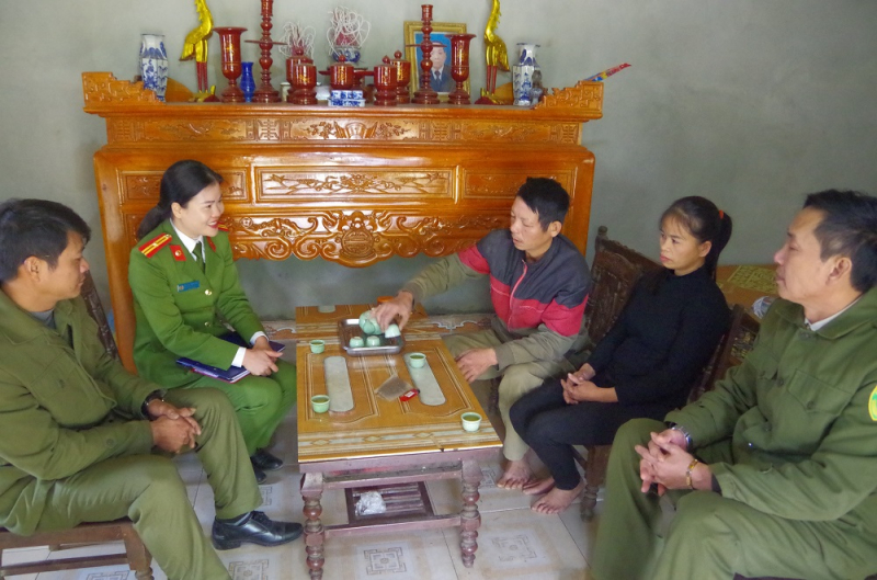 Chuyện về những nữ Công an xã chính quy -0