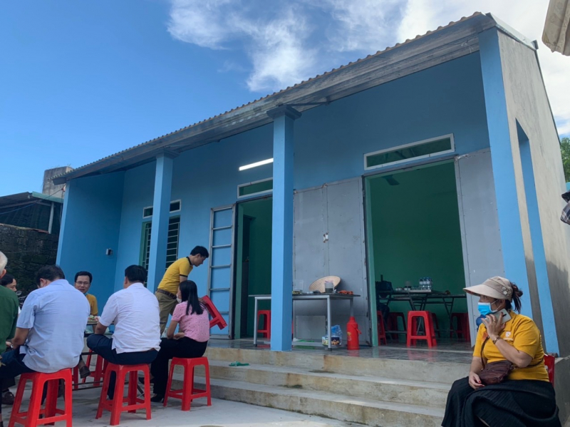 Bạn đọc Báo CAND và các nhà hảo tâm đã hỗ trợ xây nhà cho gia đình ông tâm thần, cháu bại não -0