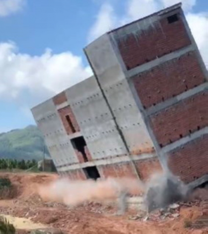 Cưỡng chế, dỡ bỏ nhà yến 4 tầng xây dựng trái phép trên đất lâm nghiệp -0