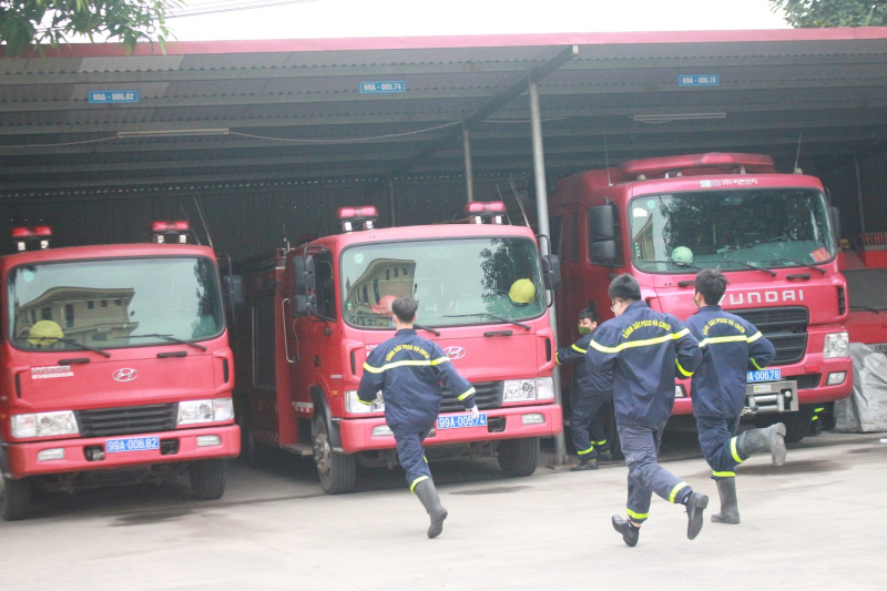 Kiểm tra công tác ứng trực sẵn sàng chiến đấu của Cảnh sát PCCC trong dịp Tết -0