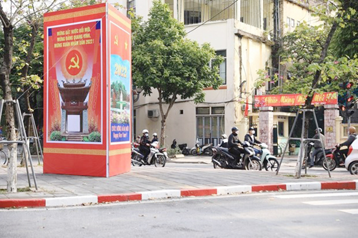 Hà Nội xã hội hóa công tác trang trí, chiếu sáng đón Tết Nguyên đán Nhâm Dần -0