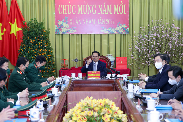 Thủ tướng chúc Tết quân dân Trường Sa, kiểm tra công tác sẵn sàng chiến đấu của Quân chủng Phòng không – Không quân -0