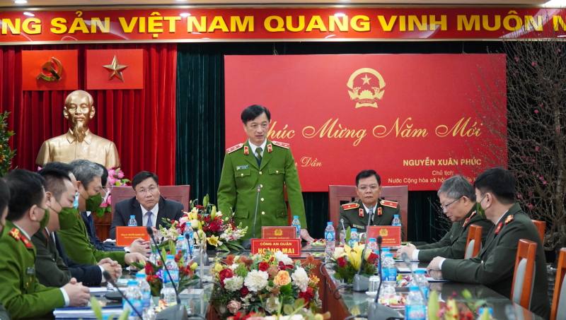 Công an quận Hoàng Mai đảm bảo công tác ứng trực dịp Tết Nguyên đán Nhâm dần 2022 -0