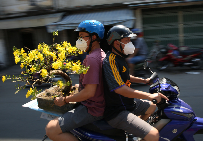 Trưa ngày cuối năm, hối hả đưa xuân về nhà -1