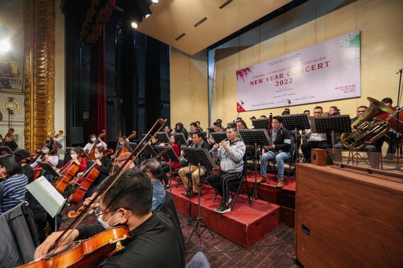 Tổng duyệt chương trình Hoà nhạc chào xuân “New Year Concert 2022” -0