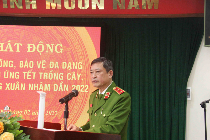 Lực lượng Cảnh sát Trại giam phấn đấu trồng 300 nghìn cây xanh trong năm 2022 -0