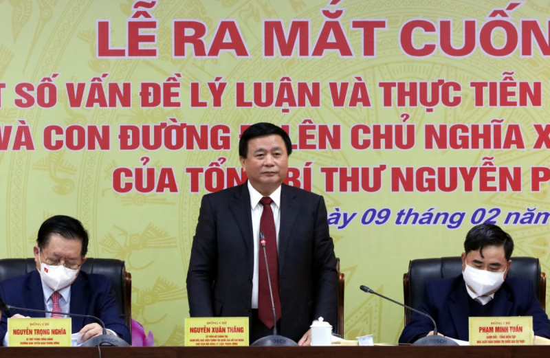 Ra mắt sách của Tổng Bí thư Nguyễn Phú Trọng về con đường đi lên CNXH ở Việt Nam -0
