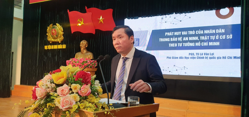 Hội thảo khoa học “Lực lượng tham gia bảo vệ an ninh, trật tự ở cơ sở- lý luận và thực tiễn” -0