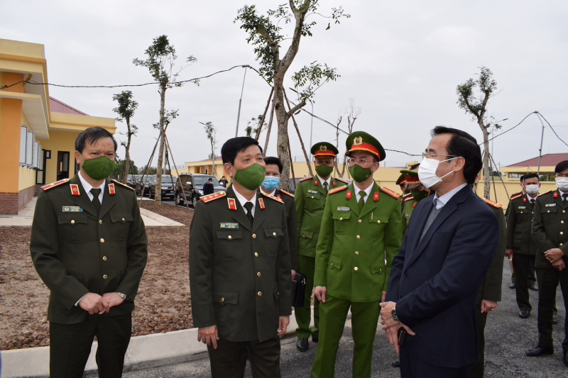 Thứ trưởng Nguyễn Văn Sơn thăm và làm việc tại Công an tỉnh Hưng Yên -1