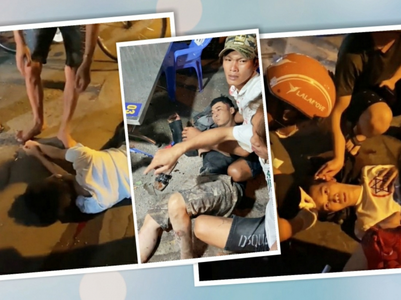 Tài xế nồng nặc mùi bia rượuLao xe vào quán ốc vỉa hè -0