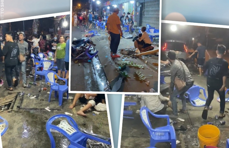 Tài xế nồng nặc mùi bia rượuLao xe vào quán ốc vỉa hè -0