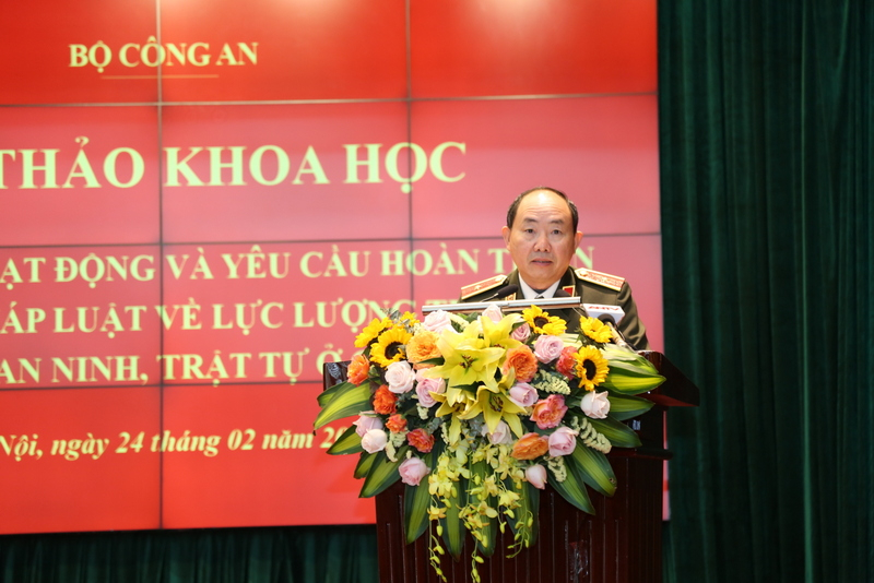 Cần sớm ban hành Luật Lực lượng tham gia bảo vệ an ninh trật tự ở cơ sở -0