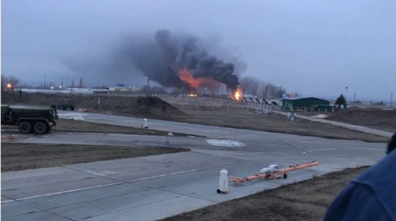 Căn cứ không quân Nga trúng tên lửa -0