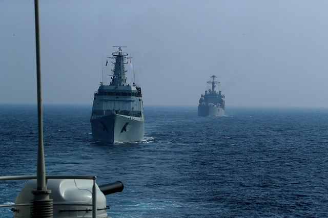 Tàu chiến Việt Nam luyện tập, diễn tập cùng Hải quân các nước -0