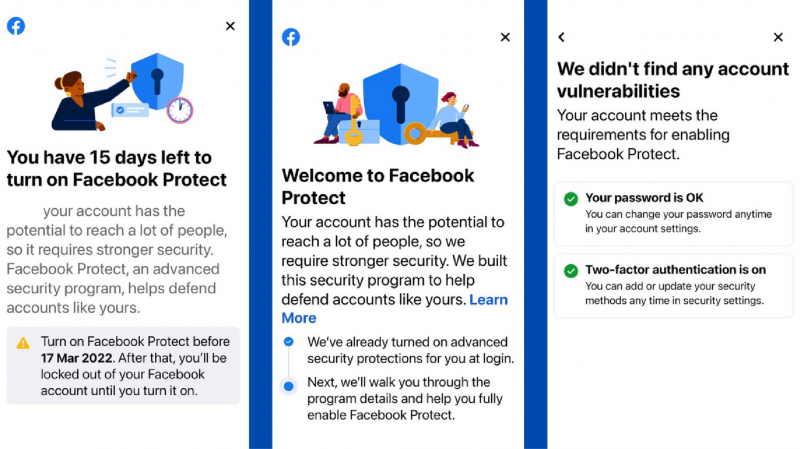 Không kích hoạt Protect, người dùng Facebook “bị dọa” khóa tài khoản -0