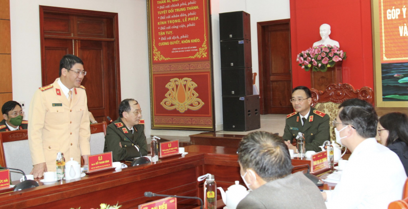 Hội thảo góp ý dự án Luật lực lượng tham gia bảo vệ ANTT ở cơ sở và Luật trật tự, an toàn giao thông đường bộ -0