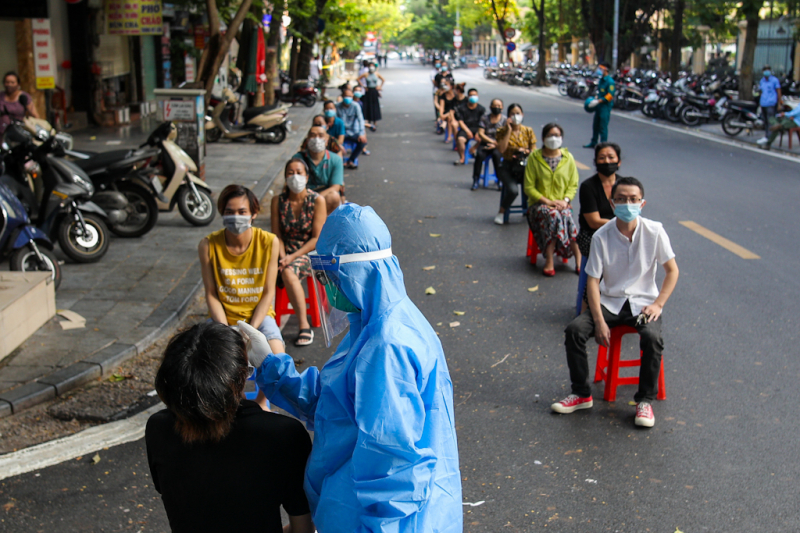 Việt Nam vượt mốc 5 triệu ca COVID-19, thống kê ca mắc mới để đánh giá lây nhiễm trong cộng đồng -0