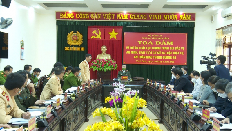 Công an tỉnh Ninh Bình, Bắc Giang tổ chức tọa đàm về 2 Dự án Luật -0