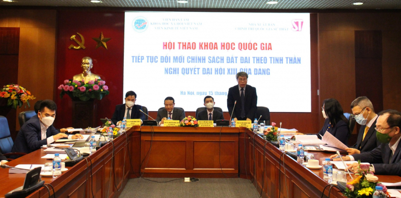 Hội thảo khoa học quốc gia “Tiếp tục đổi mới chính sách đất đai theo tinh thần Nghị quyết Đại hội XIII của Đảng” -0