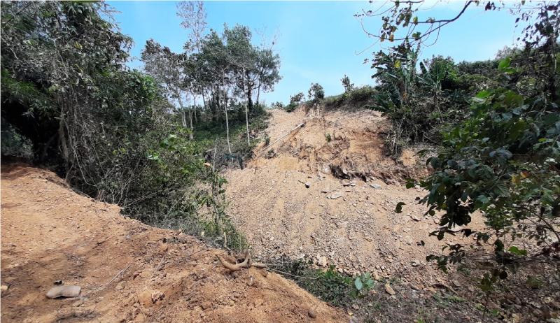 Rầm rộ san ủi đất rừng trái phép nhưng xã bảo không hay biết -0