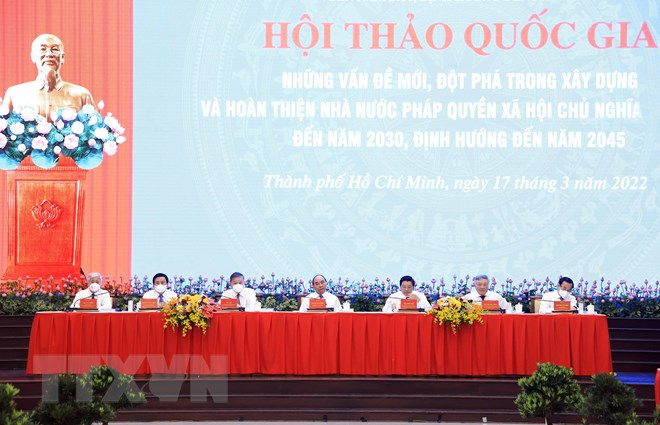 Chủ tịch nước chủ trì Hội thảo về xây dựng Nhà nước pháp quyền -0