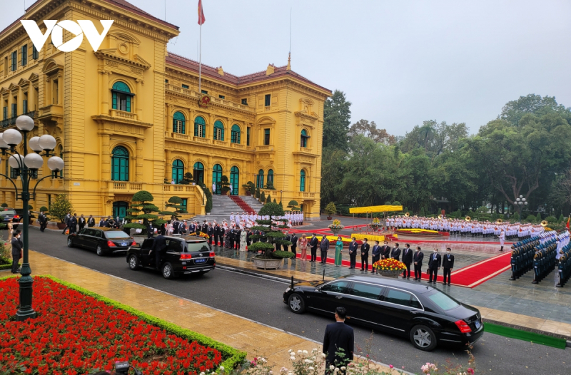 Lễ đón Thủ tướng Malaysia thăm chính thức Việt Nam -2