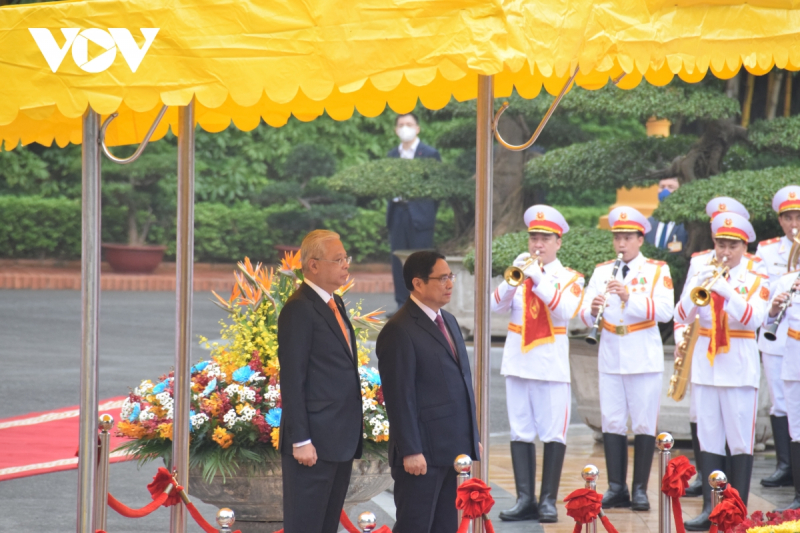 Lễ đón Thủ tướng Malaysia thăm chính thức Việt Nam -4