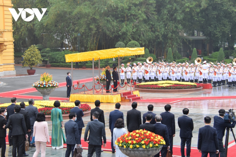 Lễ đón Thủ tướng Malaysia thăm chính thức Việt Nam -5