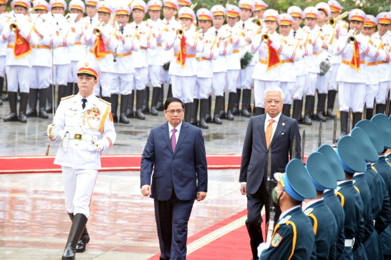 Lễ đón Thủ tướng Malaysia thăm chính thức Việt Nam -7