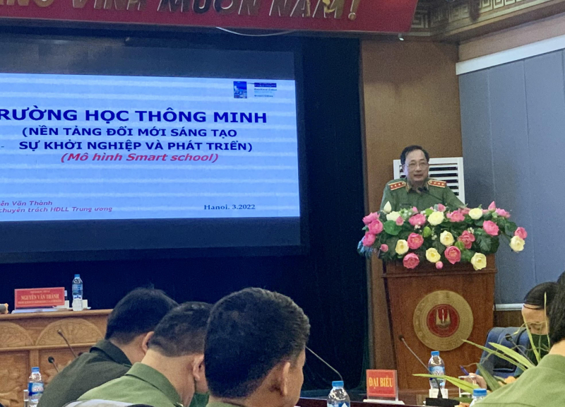 Xây dựng, lan toả mô hình nhà trường thông minh trong CAND -0