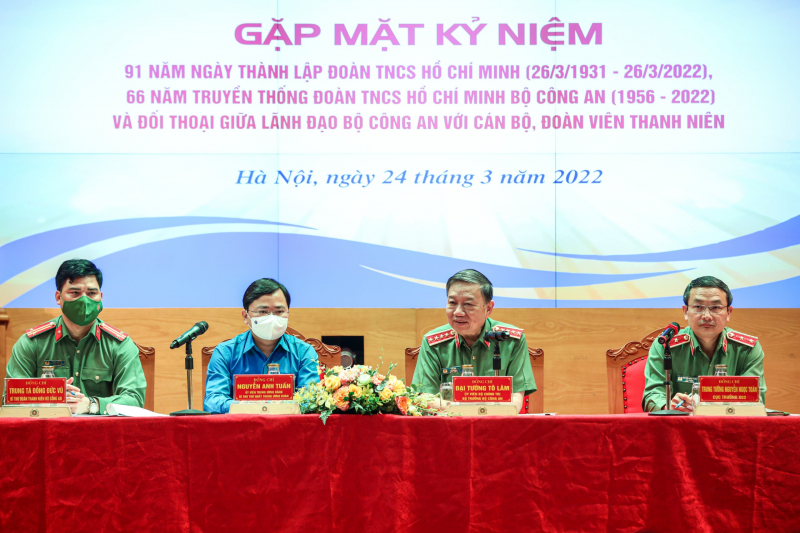Bộ trưởng Tô Lâm Đối thoại giải đáp tâm tư, nguyện vọng của tuổi trẻ CAND -0