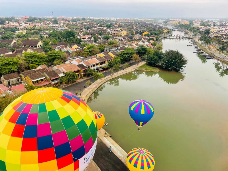 Hội An: Rực sắc màu tại ngày hội Khinh khí cầu chào đón Năm Du lịch quốc gia – Quảng Nam 2022 -0