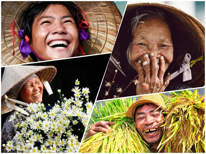 Khúc khích - cho nhau một nụ cười -0