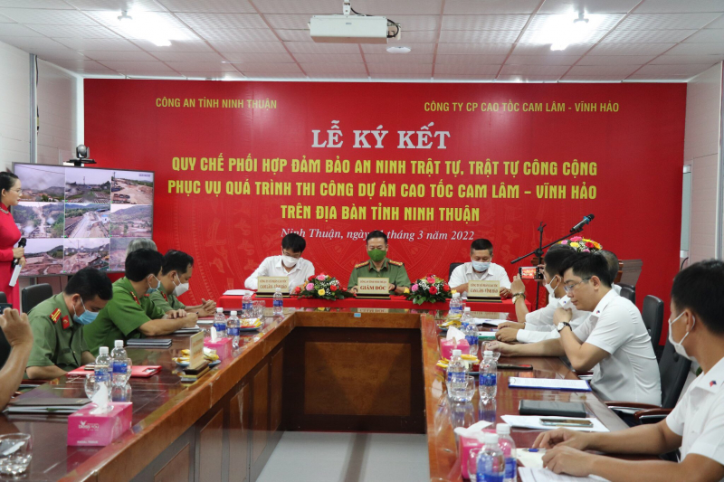 Phối hợp đảm bảo an ninh trật tự thi công dự án đường bộ cao tốc qua Ninh Thuận -0