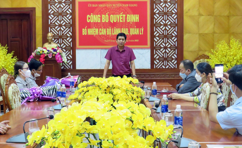 Nữ cán bộ 8X được bổ nhiệm làm Giám đốc Ban Quản lý rừng phòng hộ tại Quảng Nam -0