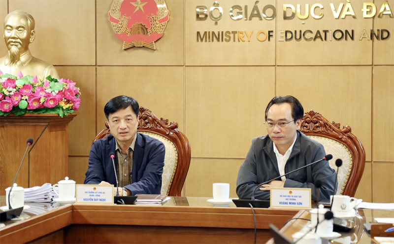 Bộ Công an - Bộ Giáo dục và Đào tạo tăng cường phối hợp trong thực hiện Đề án 06 -0