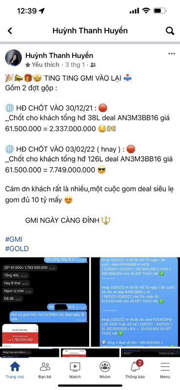 Sập bẫy đầu tư “vàng ảo” theo mô hình đầu tư đa cấp -0